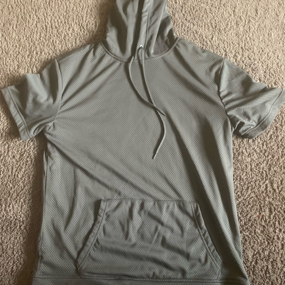 Shirt with hoodie